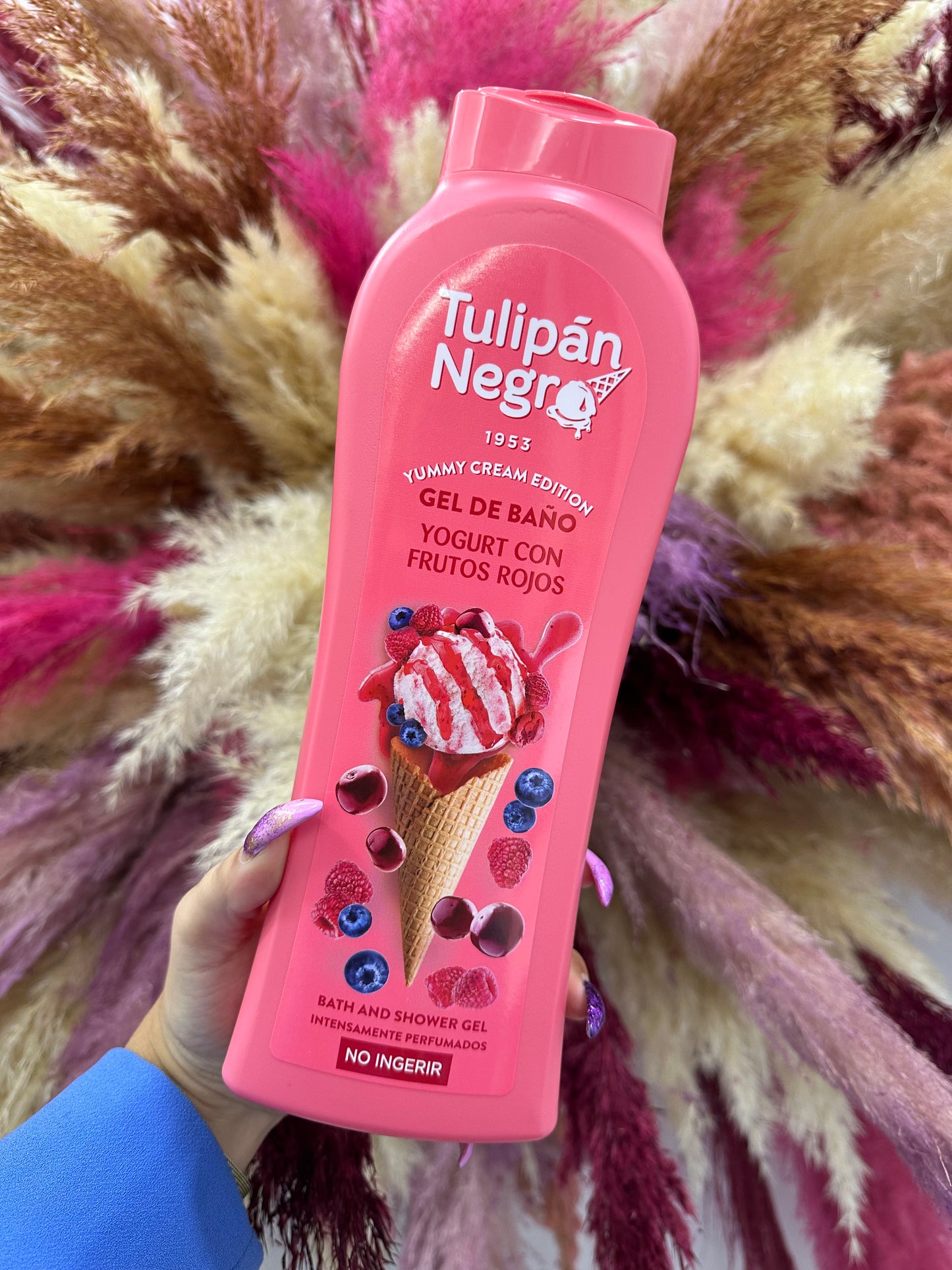 GEL DE DUCHA YOGURT CON FRUTOS ROJOS - TULIPÁN NEGRO