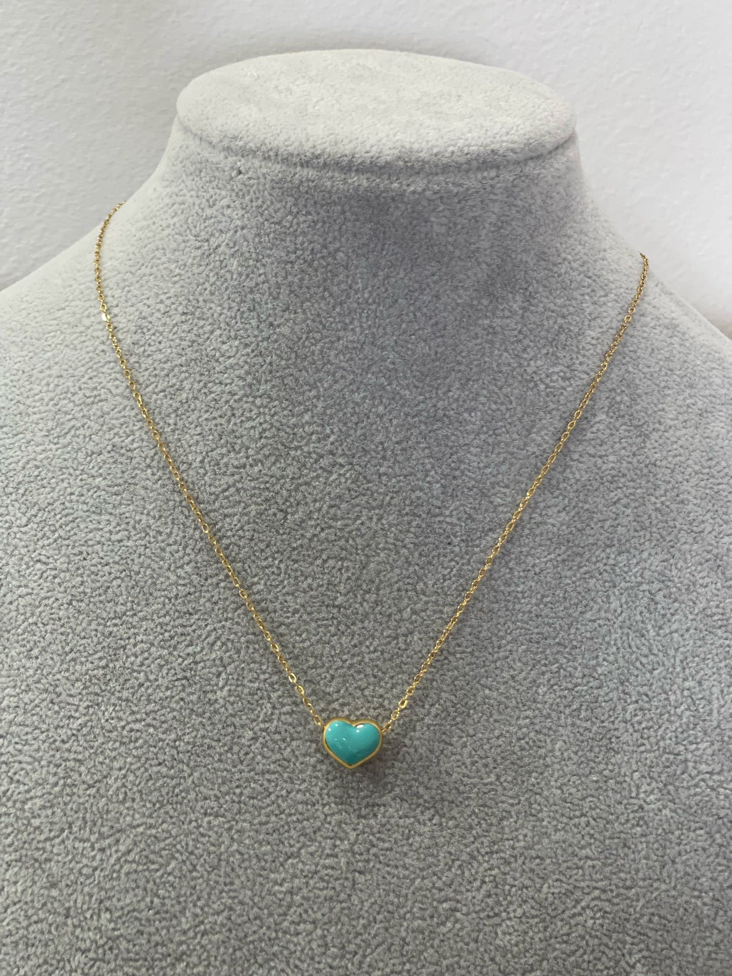 GARGANTILLA CORAZÓN AZUL