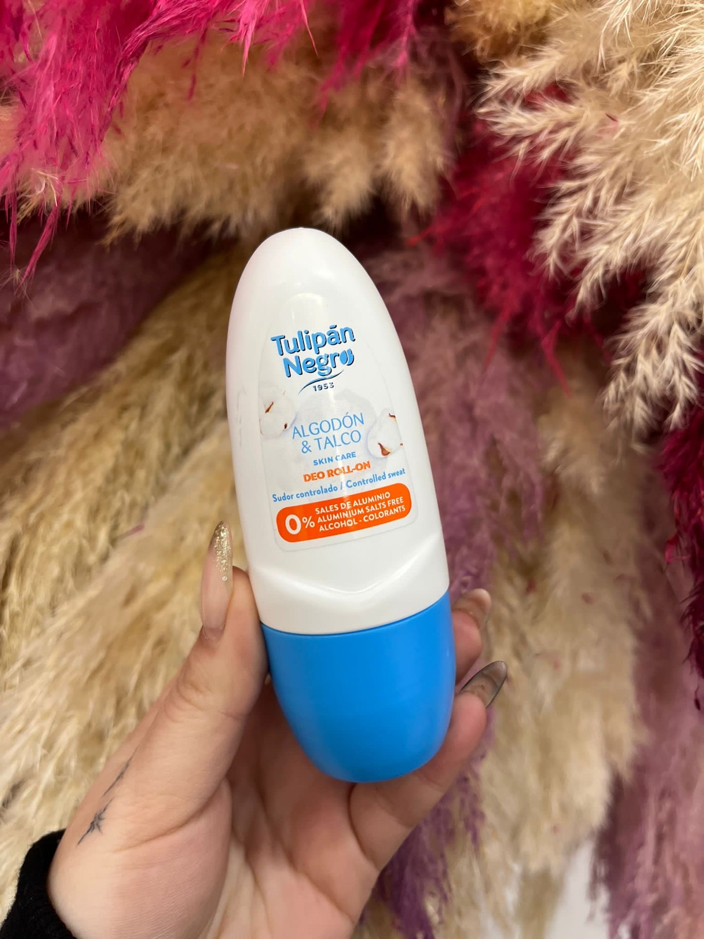 DESODORANTE ALGODÓN Y TALCO - TULIPÁN NEGRO