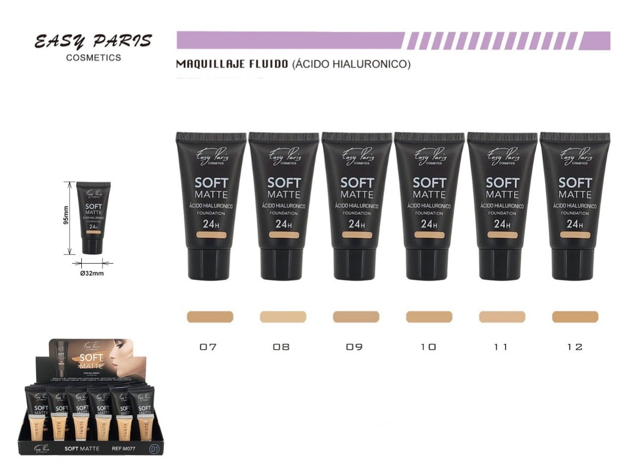 MAQUILLAJE SOFT MATTE CON ÁCIDO HIALURÓNICO