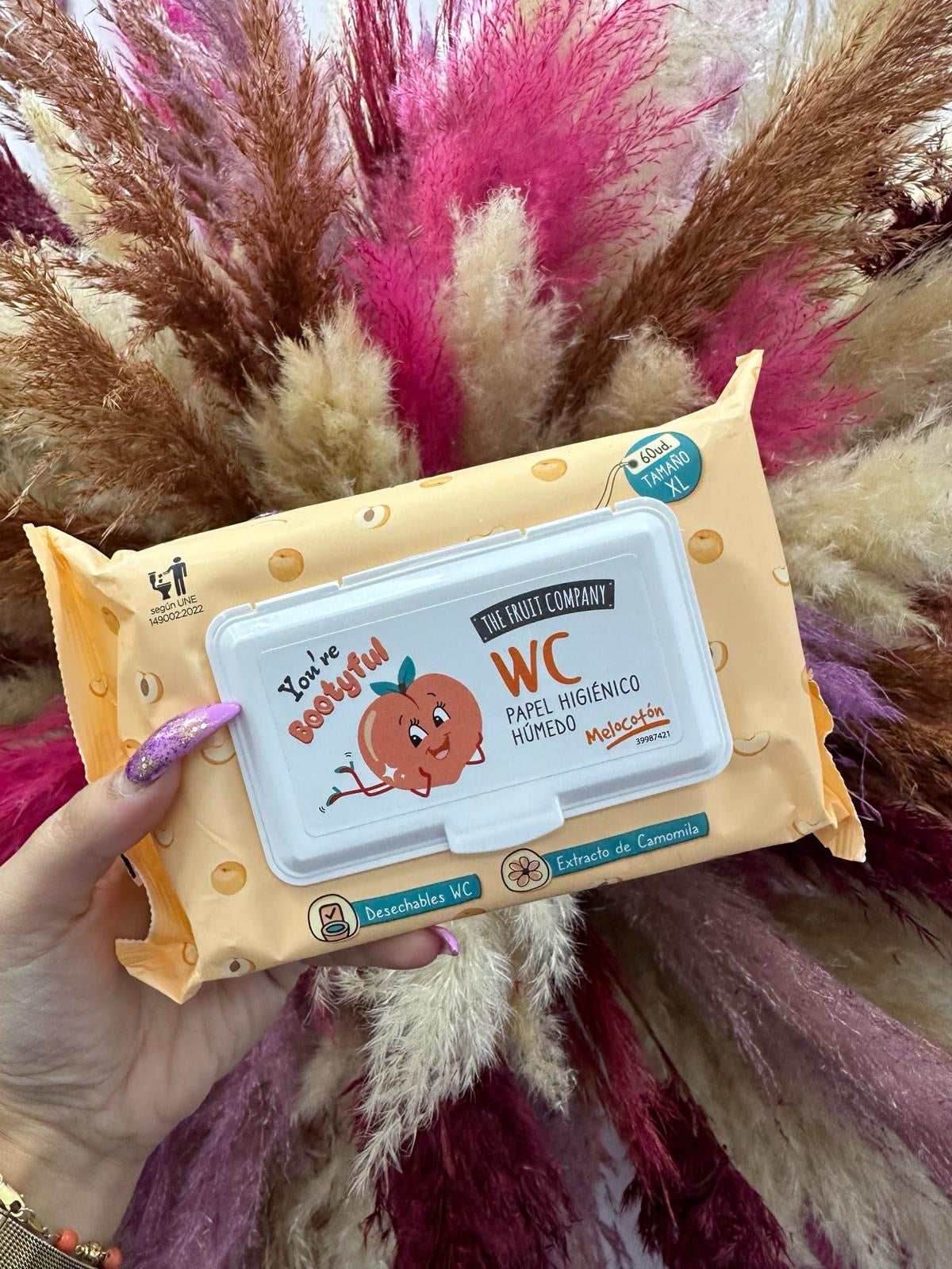 PAPEL HIGIÉNICO HÚMEDO MELOCOTÓN TFC