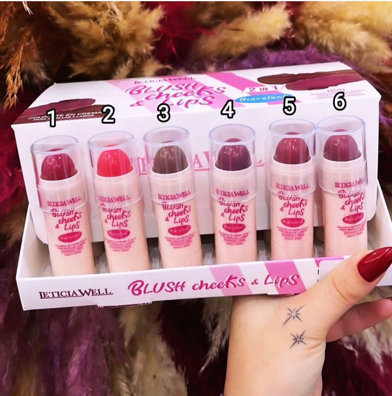 COLORETE EN BARRA 2 EN 1 - LETICIA WELL