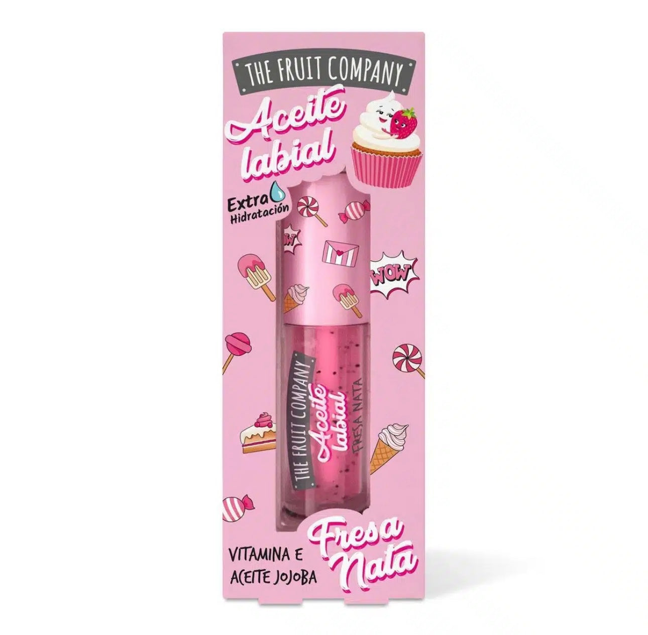 ACEITE LABIAL FRESA Y NATA - TFC