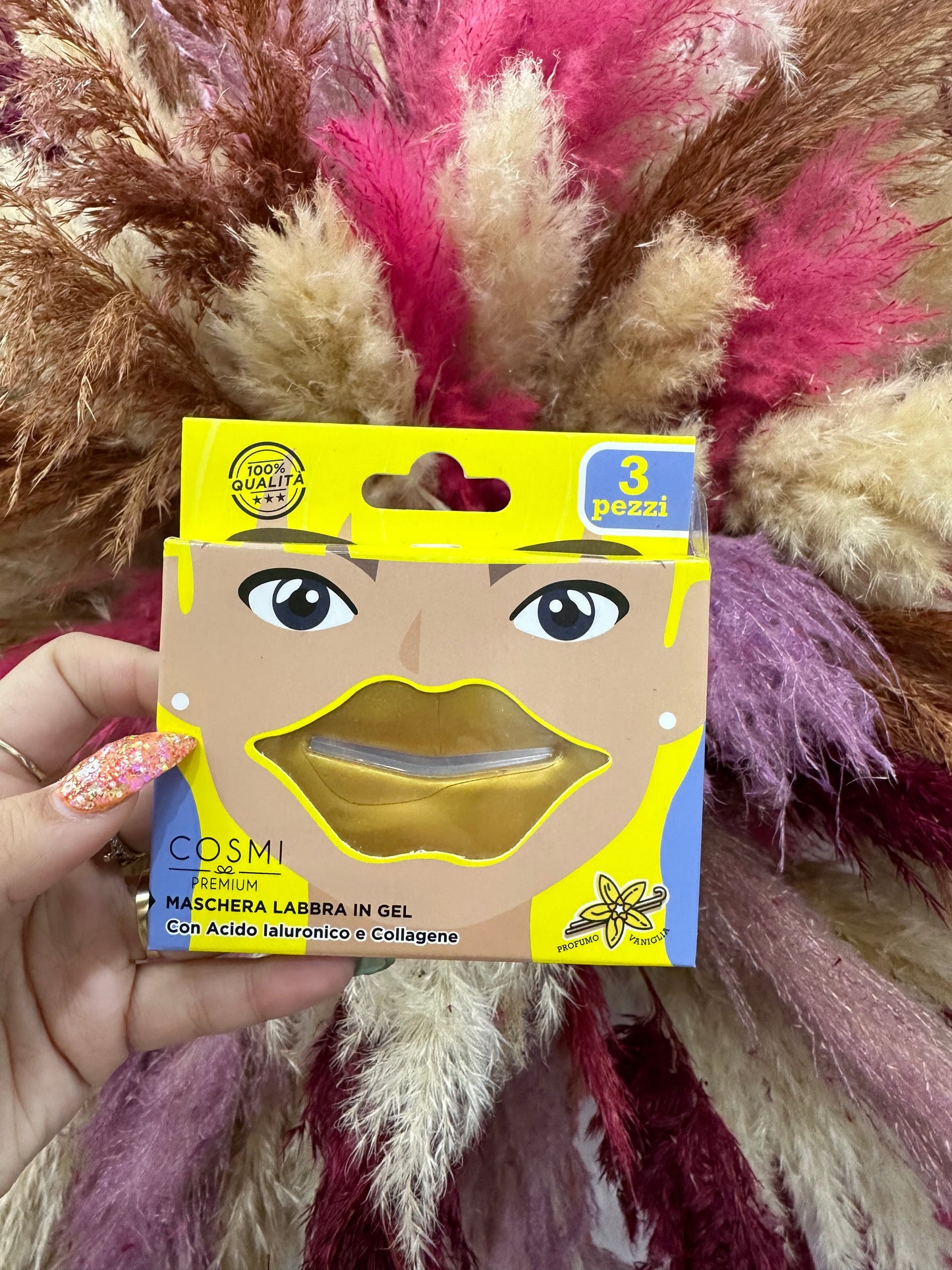 MASCARILLA DE HIDROGEL PARA LABIOS DE VAINILLA