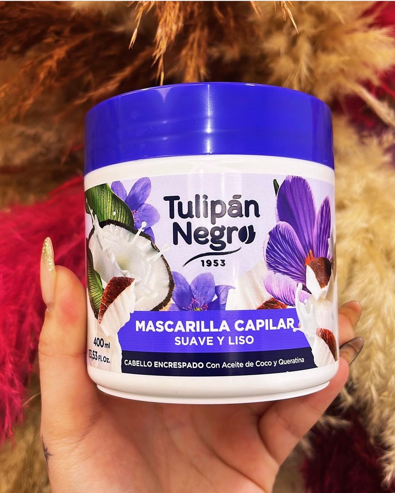 MASCARILLA CAPILAR SUAVE Y LISO - TULIPÁN NEGRO