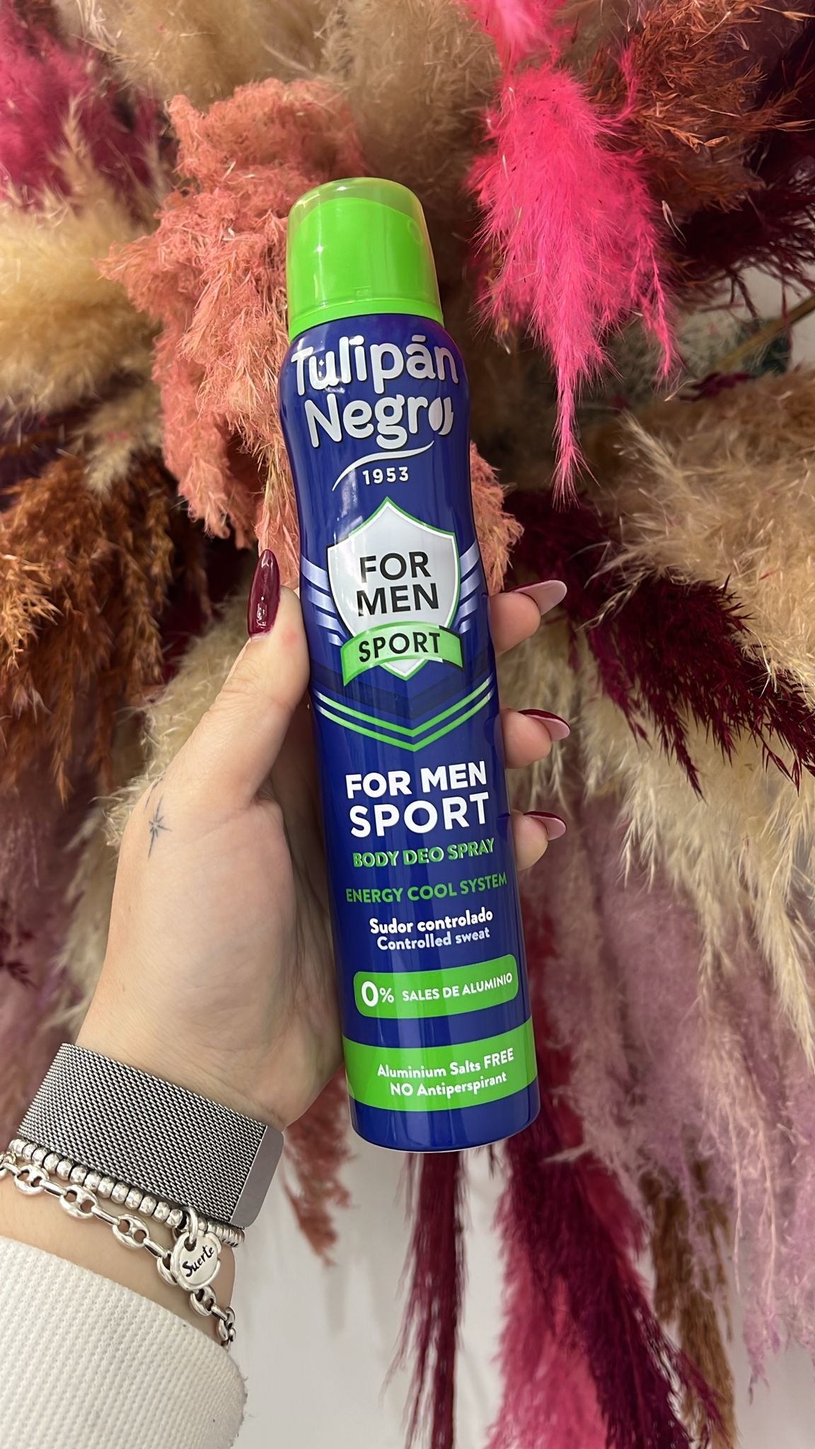 DESODORANTE SPRAY FOR MEN SPORT - TULIPÁN NEGRO
