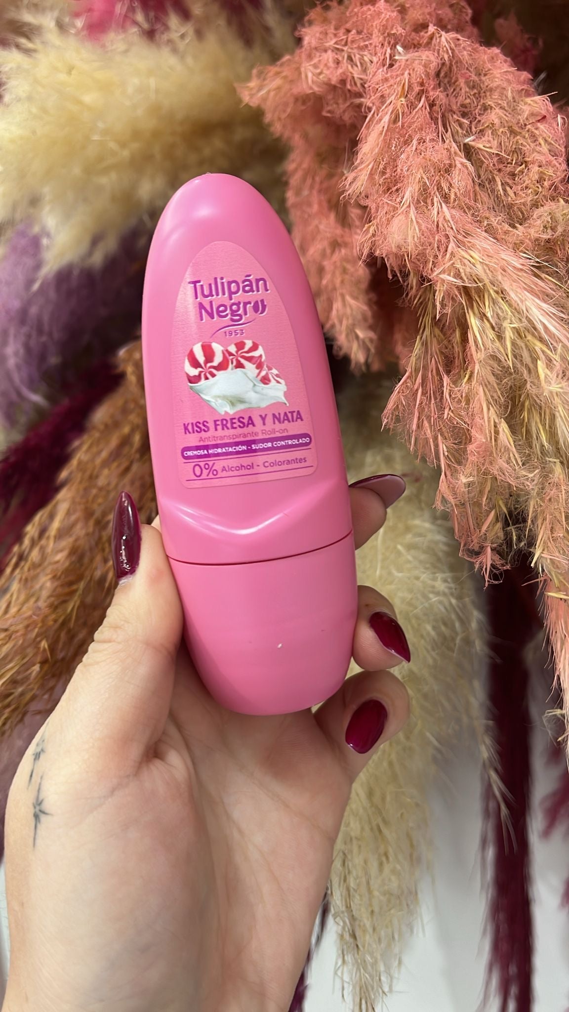 DESODORANTE FRESA Y NATA - TULIPÁN NEGRO