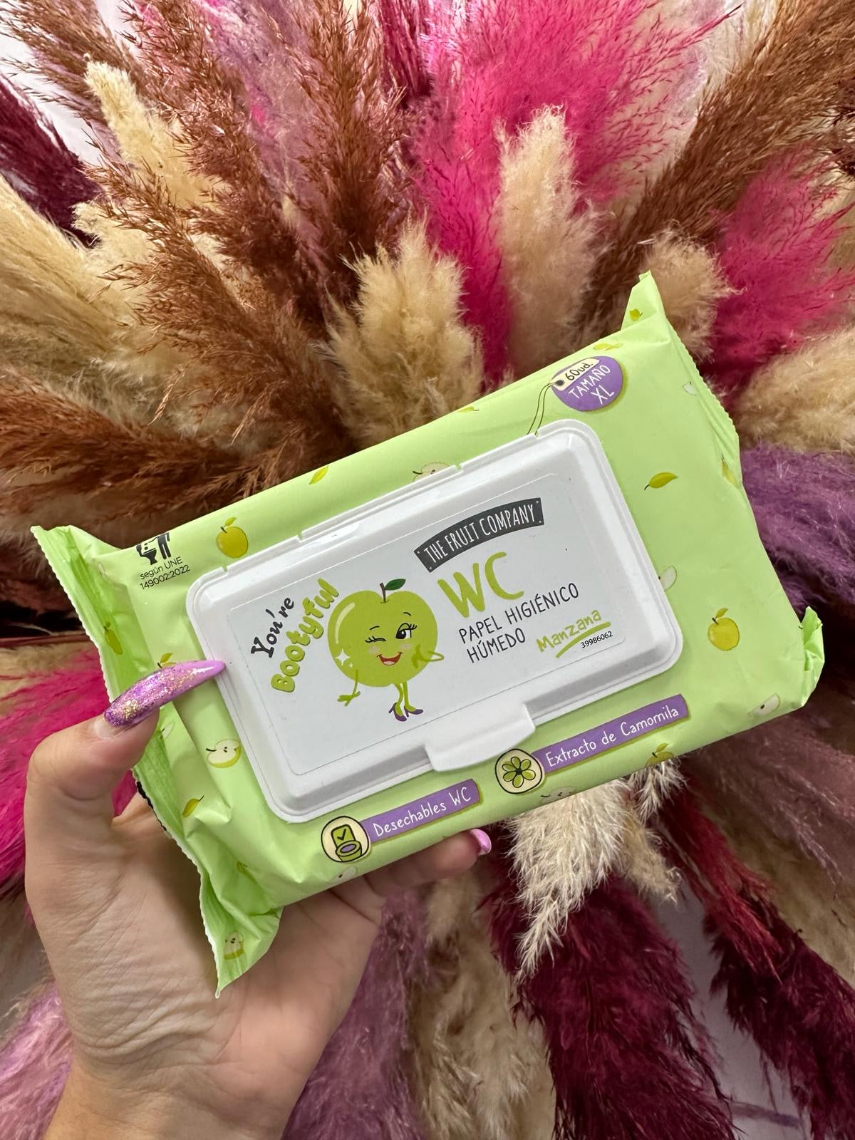 PAPEL HIGIÉNICO HÚMEDO MANZANA TFC