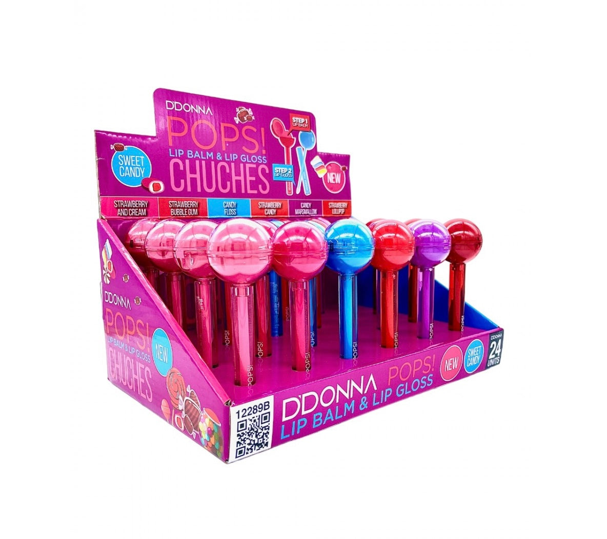 GLOSS Y LIP BALM POPS CHUCHES - DDONNA