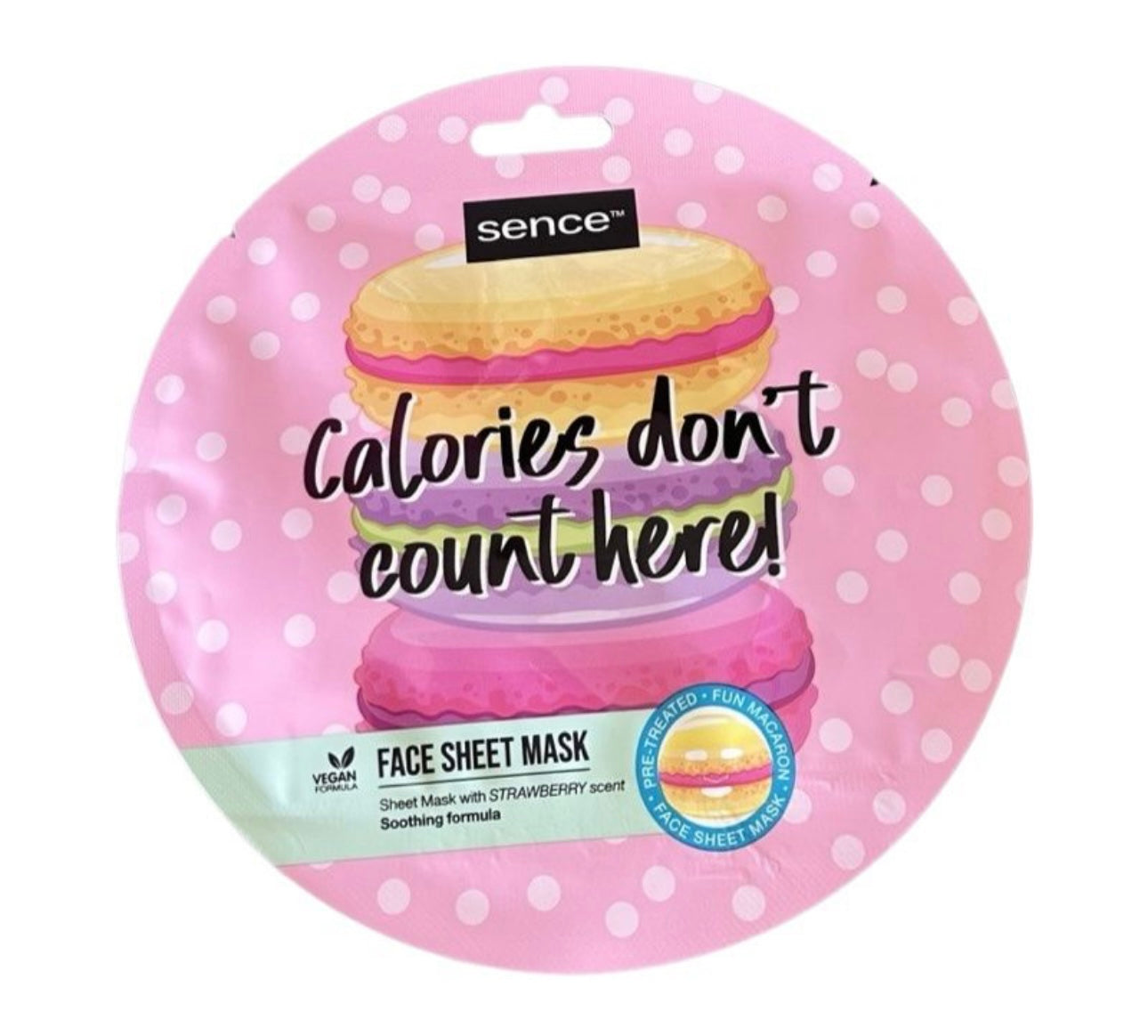 MASCARILLA FACIAL SUAVIZANTE DE MACARONS