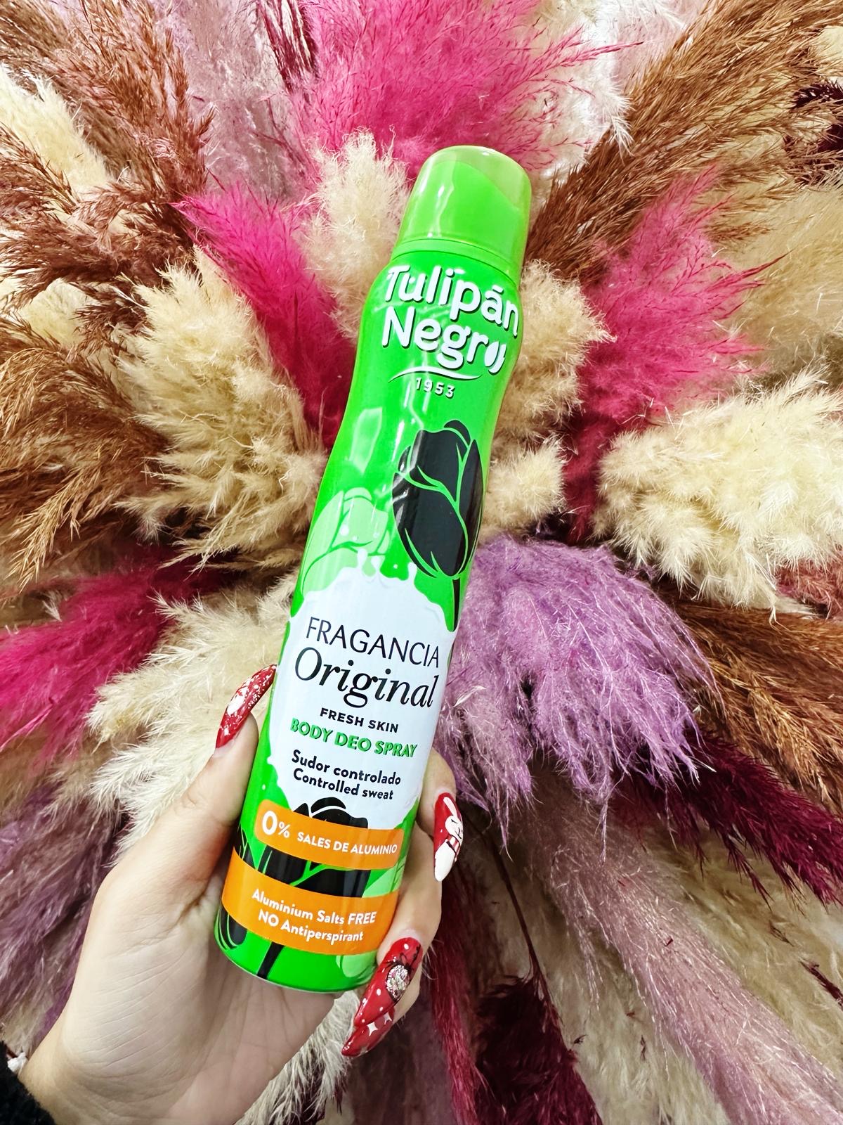 DESODORANTE SPRAY FRAGANCIA ORIGINAL - TULIPÁN NEGRO