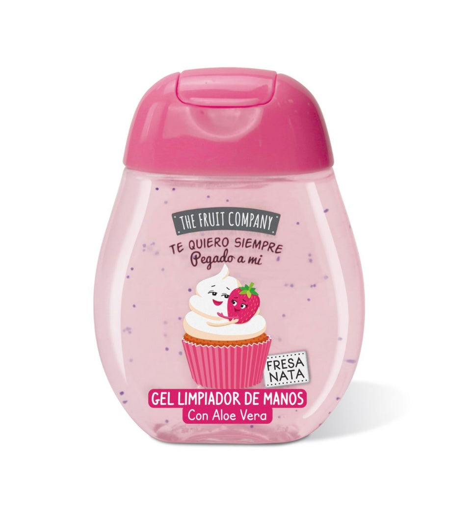 GEL LIMPIADOR DE MANOS FRESA Y NATA TFC