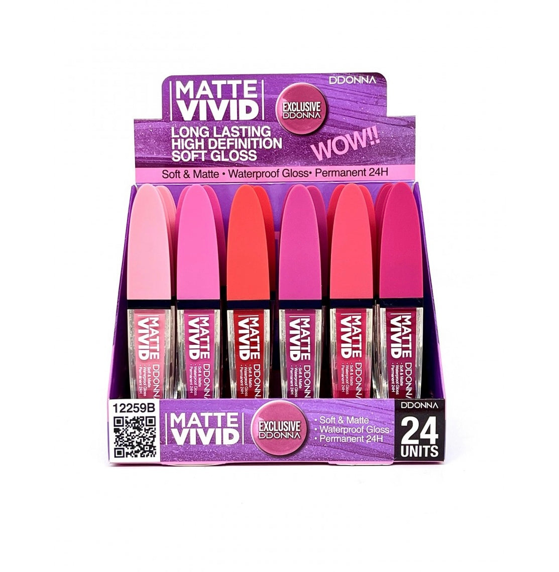 LIPGLOSS MATTE VIVID PERMANENT - DDONNA