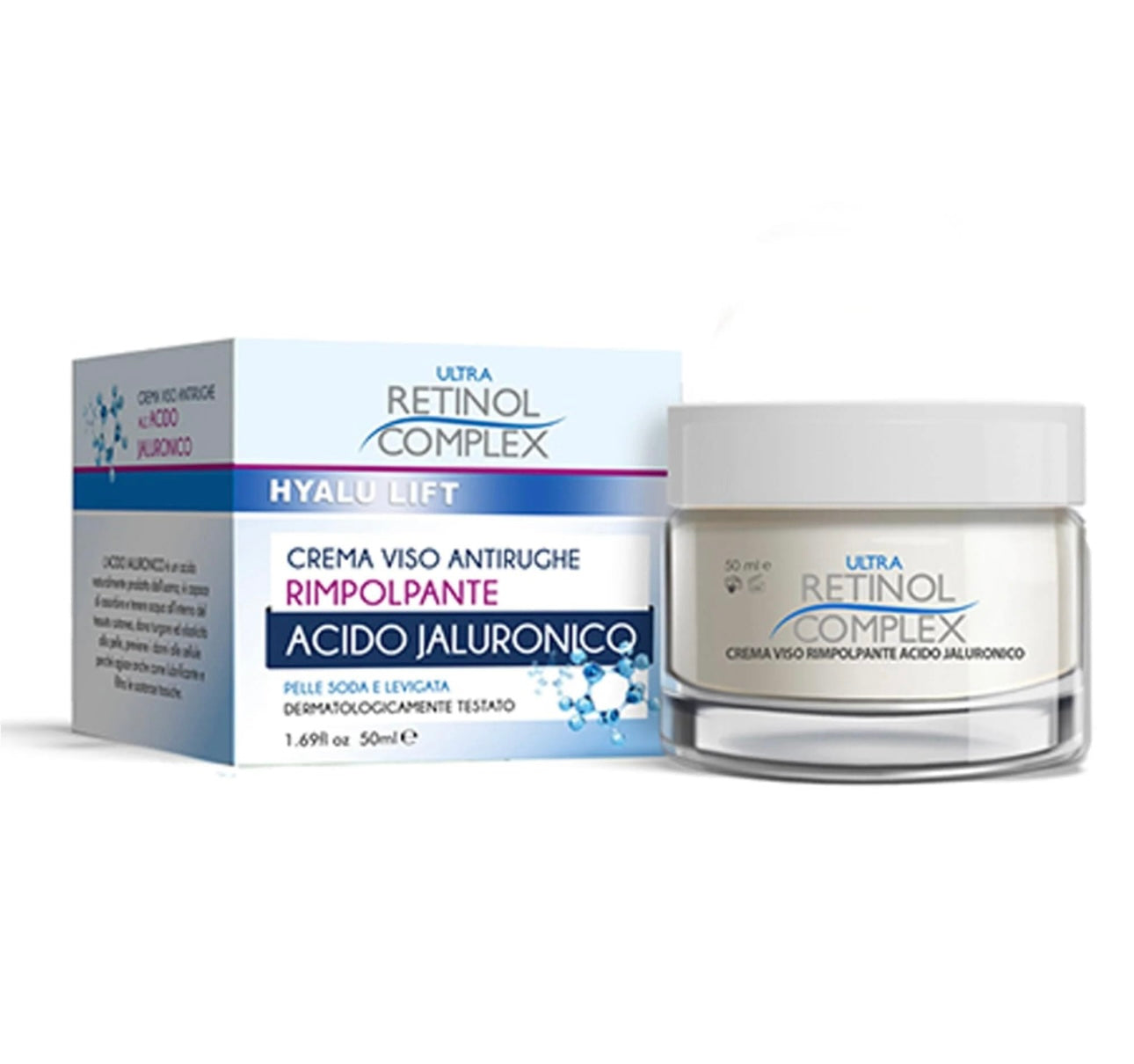 CREMA RELLENADORA ANTIARRUGAS CON ÁCIDO HIALURÓNICO - RETINOL COMPLEX