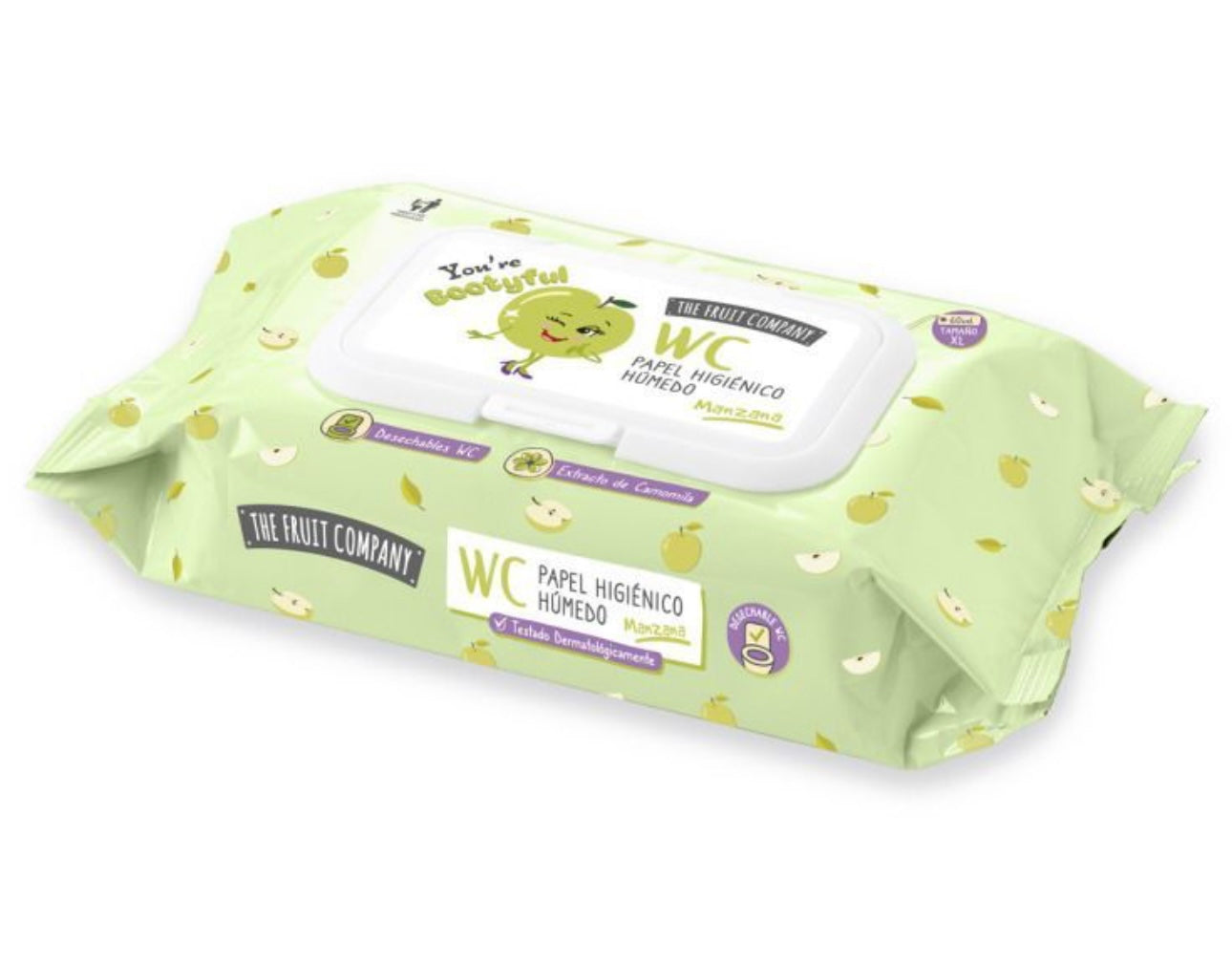 PAPEL HIGIÉNICO HÚMEDO MANZANA TFC