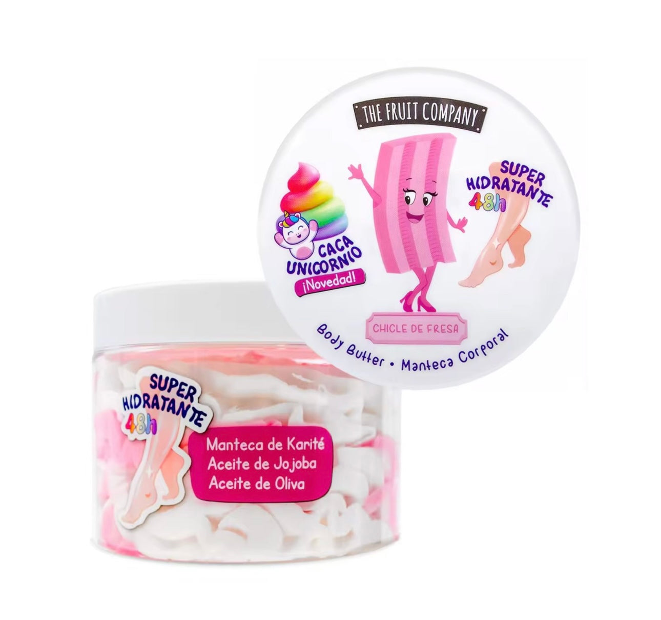 MANTECA CORPORAL CACA DE UNICORNIO CHICLE DE FRESA - TFC
