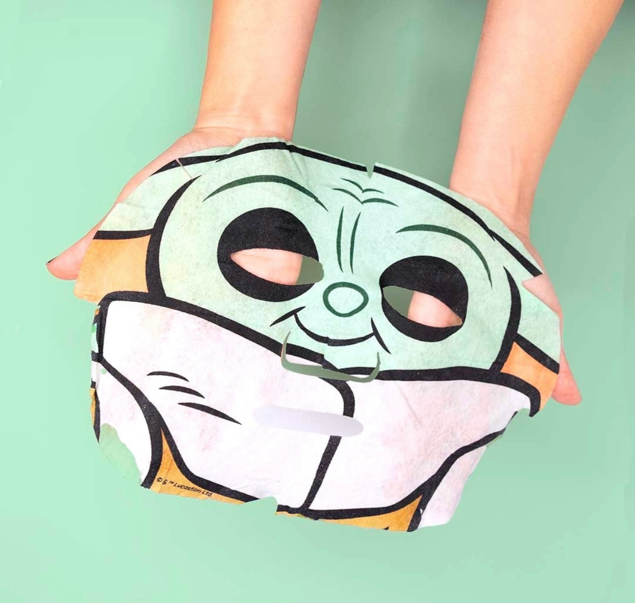 MASCARILLA FACIAL HIDRATANTE BABY YODA - MAD BEAUTY