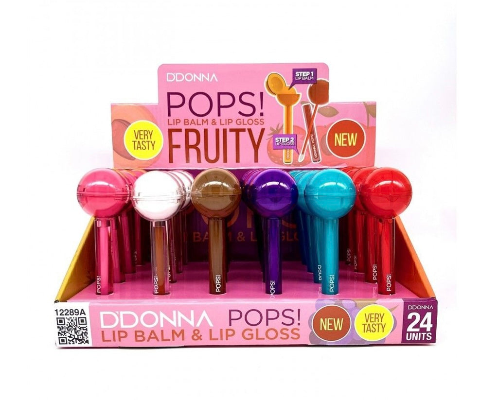 BÁLSAMO LABIAL Y BRILLO POPS