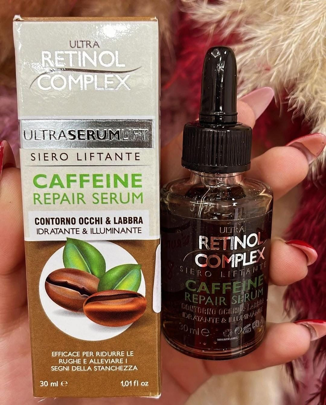 SÉRUM CONTORNO DE OJOS Y LABIOS CAFEÍNA