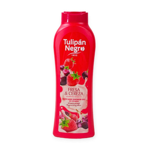 GEL DE DUCHA FRESA & CEREZA - TULIPÁN NEGRO