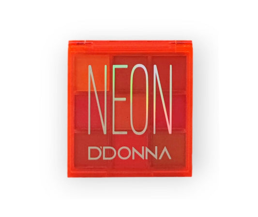 PALETA DE SOMBRAS NEÓN NARANJA - DDONNA