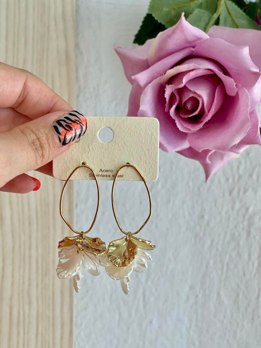 PENDIENTES FLOR