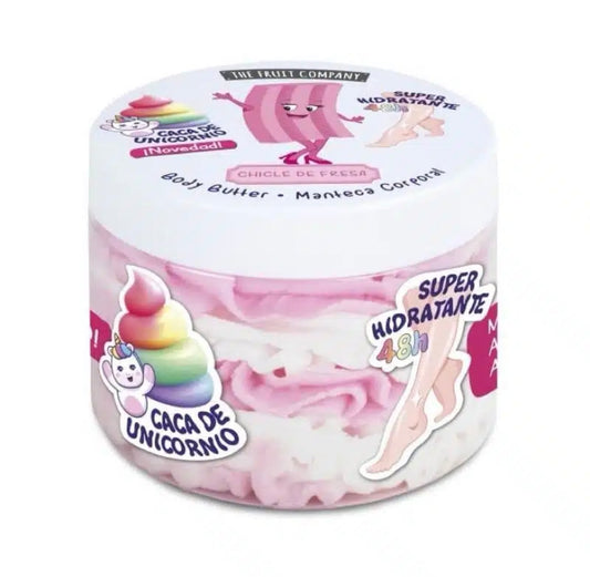 MANTECA CORPORAL CACA DE UNICORNIO CHICLE DE FRESA - TFC