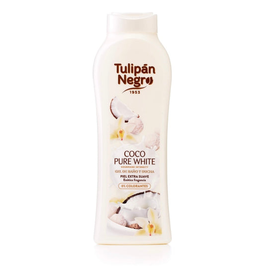 GEL DE DUCHA COCO PURE WHITE - TULIPÁN NEGRO