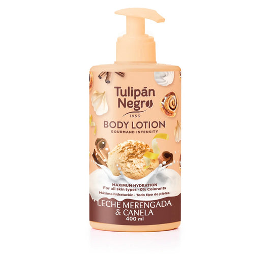 LOCIÓN CORPORAL LECHE MERENGADA Y CANELA - TULIPÁN NEGRO