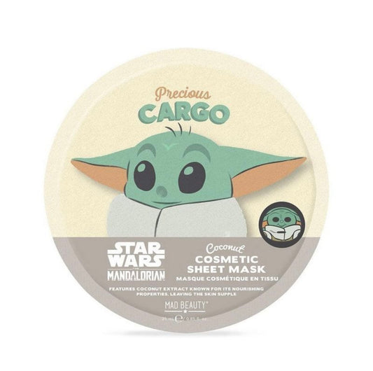 MASCARILLA FACIAL HIDRATANTE BABY YODA - MAD BEAUTY