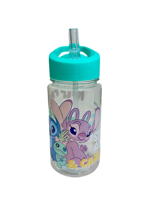 BOTELLA CON PAJITA STITCH