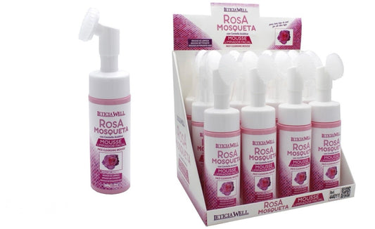 MOUSSE LIMPIADOR FACIAL CON ROSA MOSQUETA