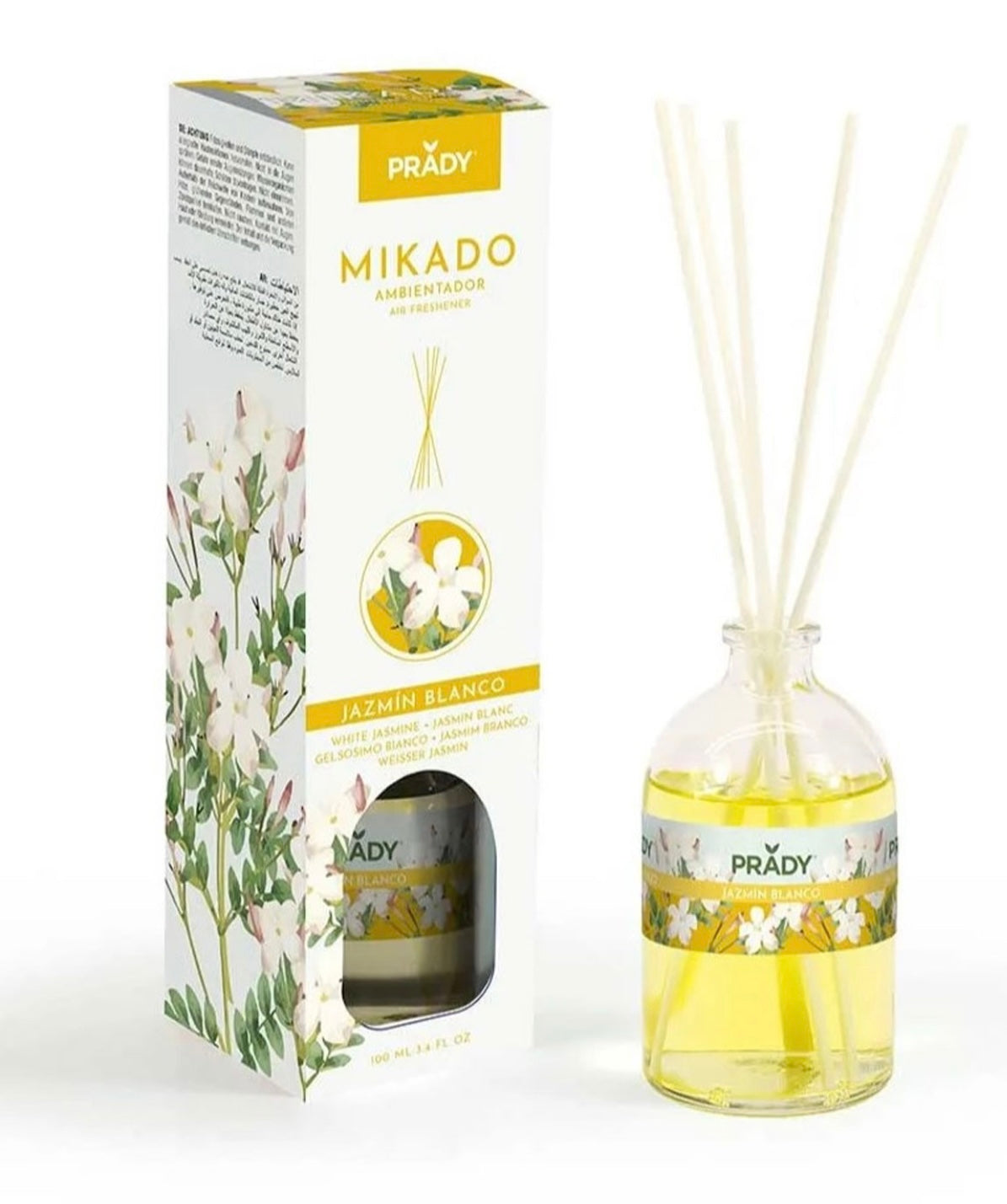 AMBIENTADOR MIKADO PRADY JAZMÍN BLANCO