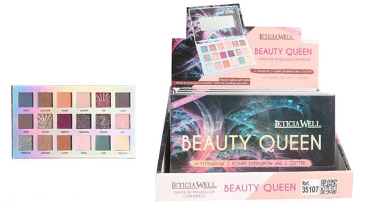 PALETA DE SOMBRAS BEAUTY QUEEN - LETICIA WELL