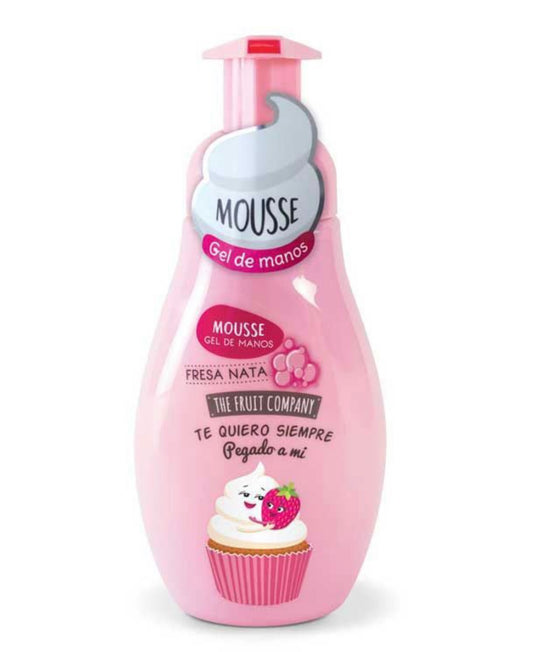 GEL DE MANOS EN MOUSSE DE FRESA Y NATA TFC