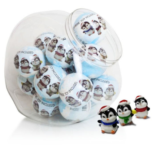 BOMBAS DE BAÑO PINGÜINO